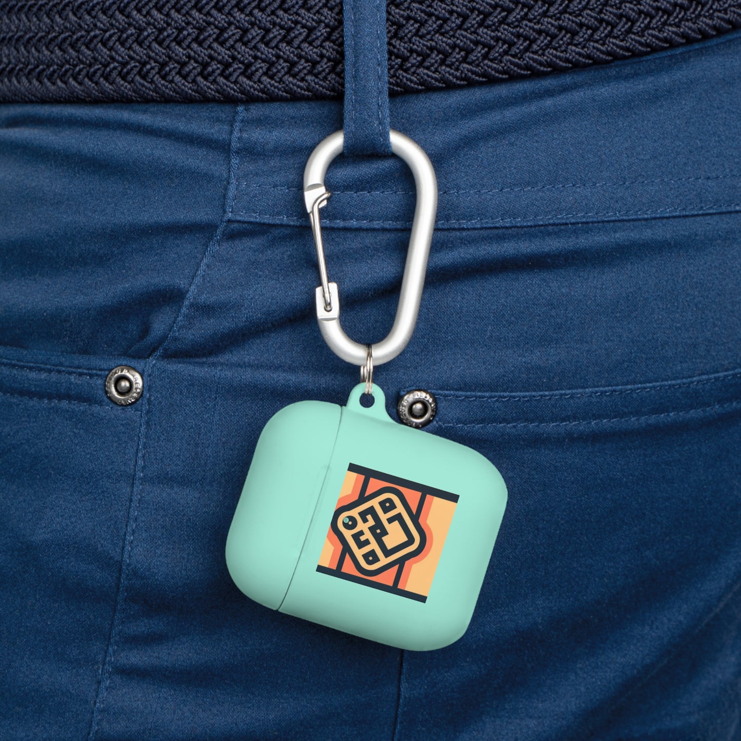 Sand Navy AirPods and AirPods Pro Case Cover