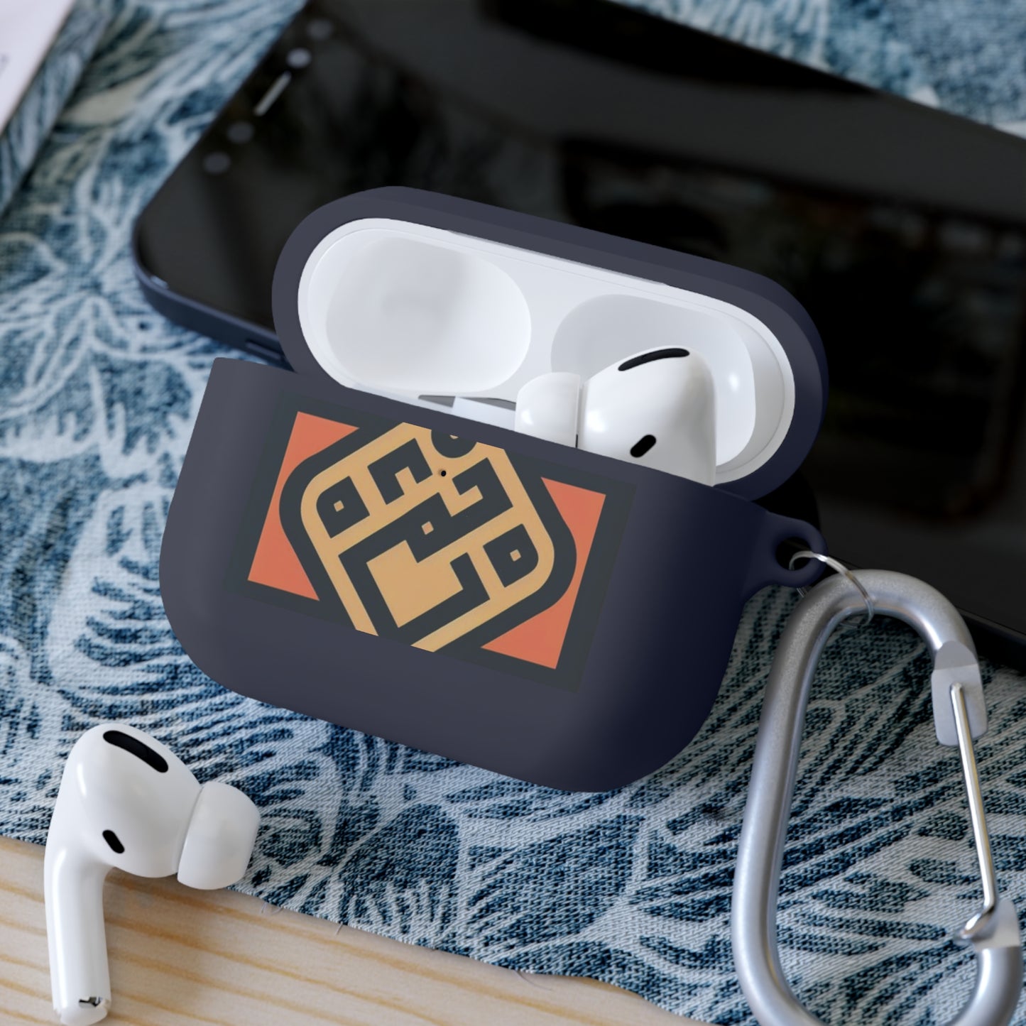 Sand Navy AirPods and AirPods Pro Case Cover