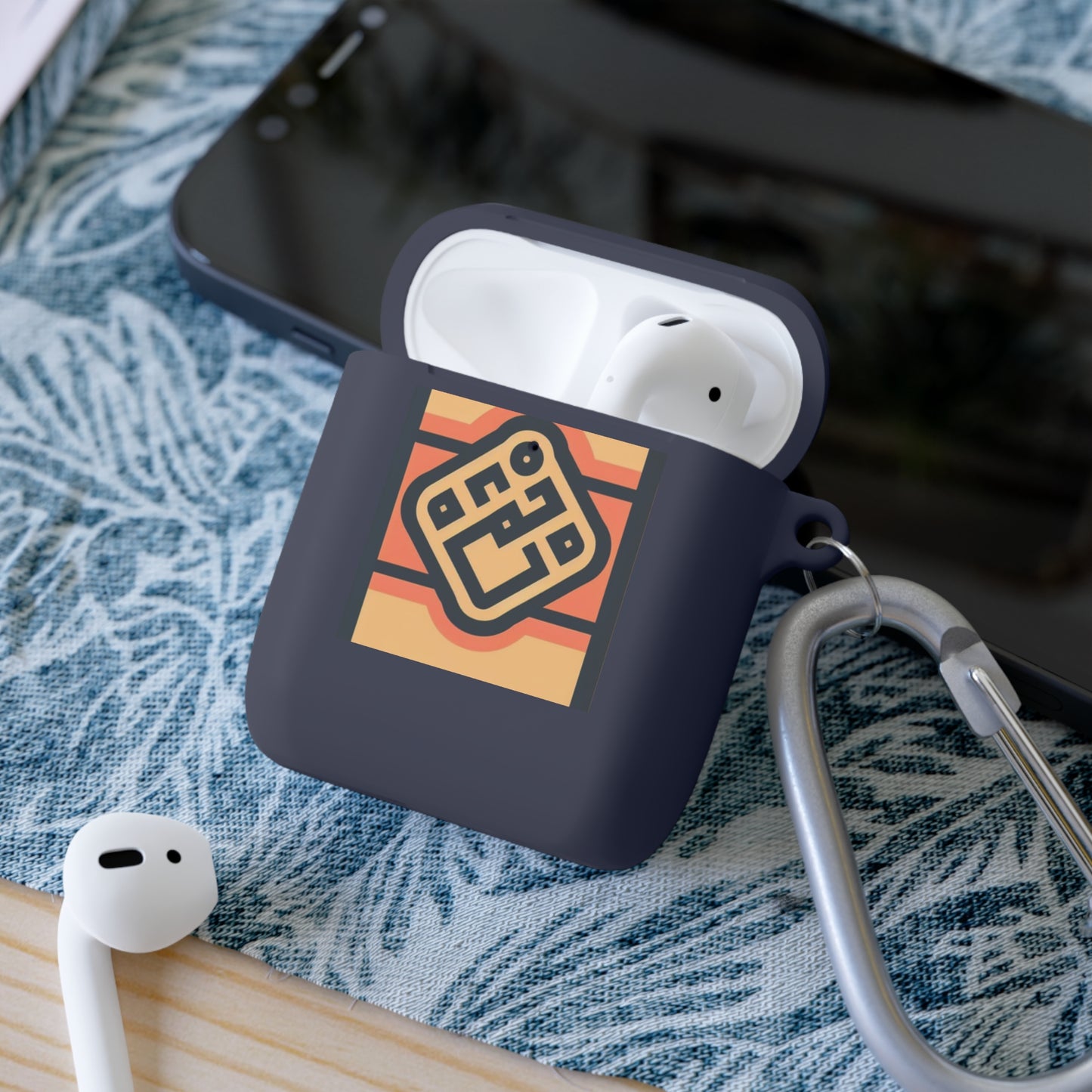 Sand Navy AirPods and AirPods Pro Case Cover