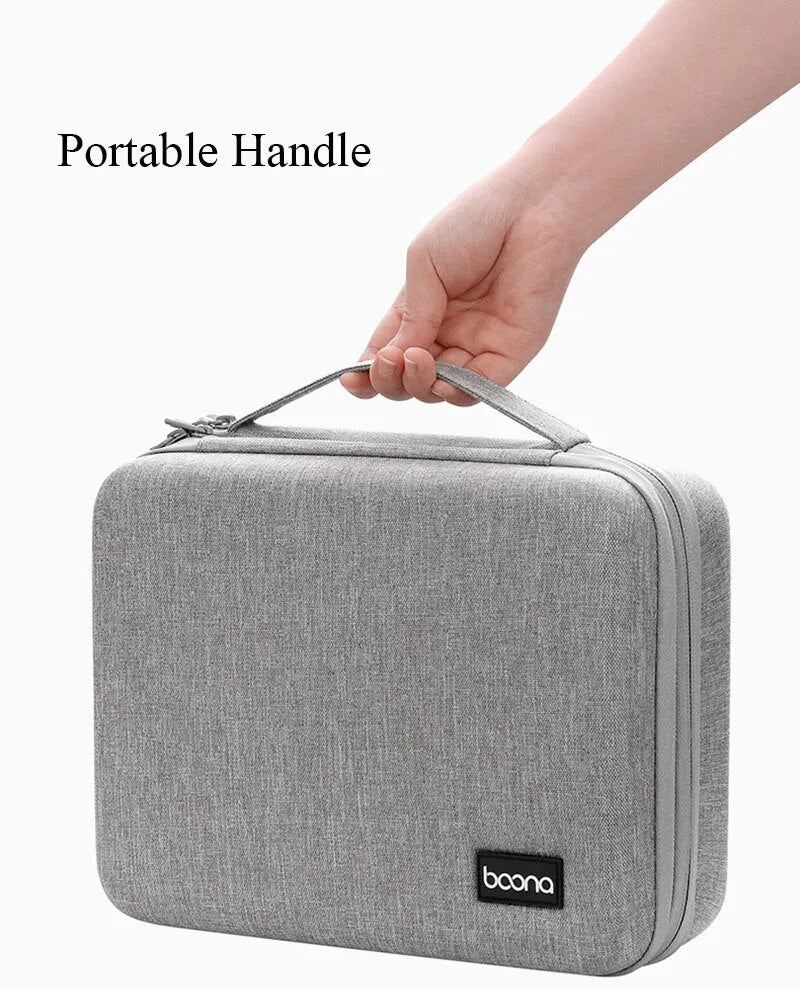 BOONA Hard Shell Electronic Organizer Case