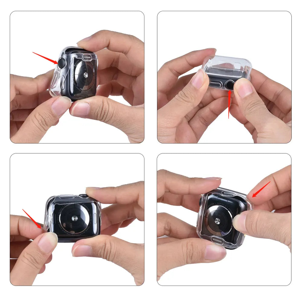 WATCH Soft Clear Screen Protector Case
