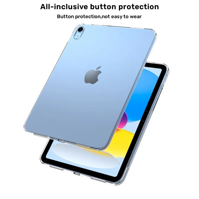 iPad Case Ultra Thin Transparent Protective Case