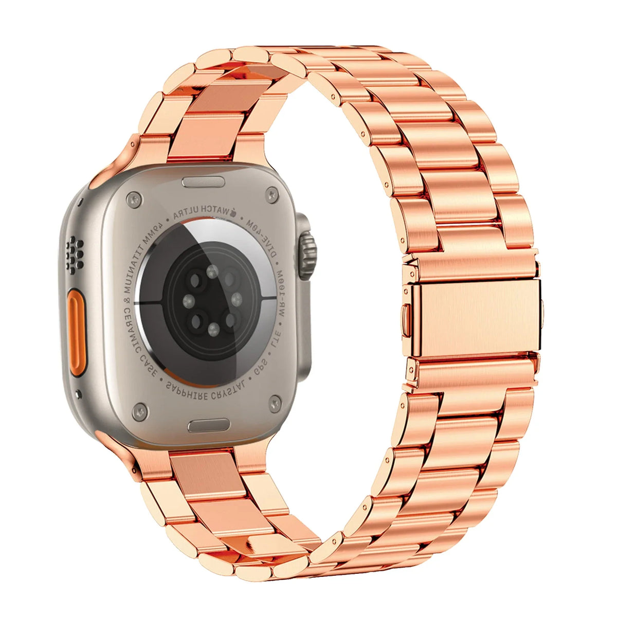 Apple Watch Three-Link Stainless Steel Bracelet Band
