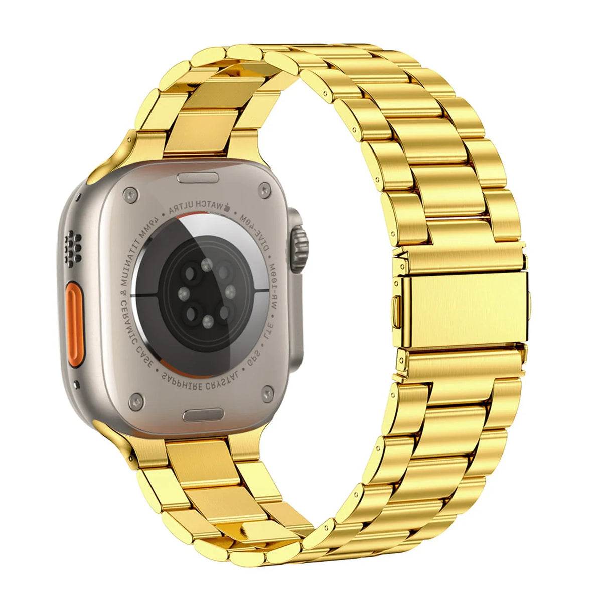 Apple Watch Three-Link Stainless Steel Bracelet Band