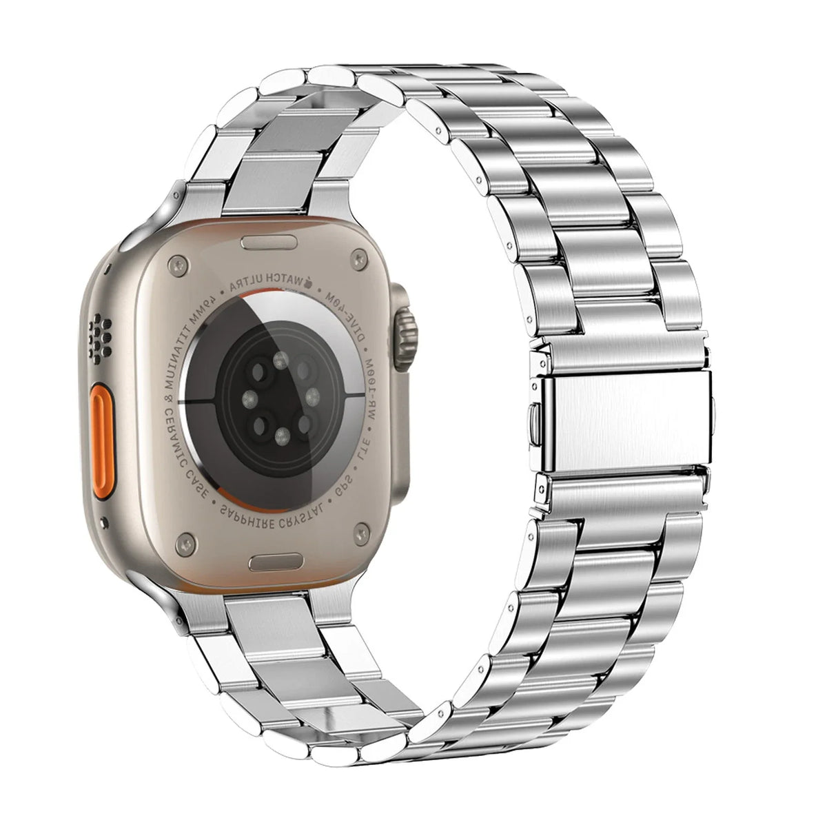 Apple Watch Three-Link Stainless Steel Bracelet Band