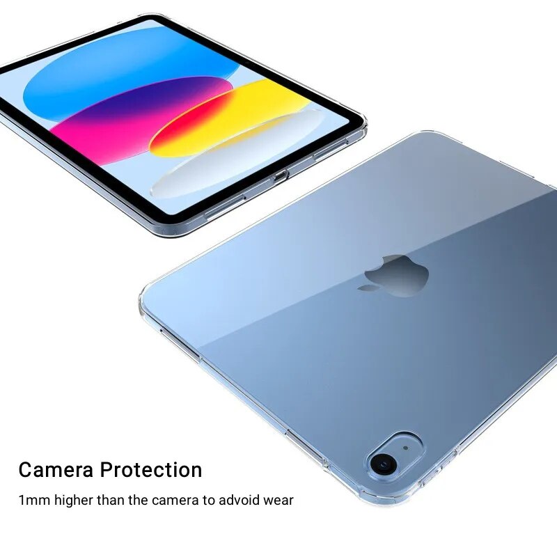 iPad Case Ultra Thin Transparent Protective Case