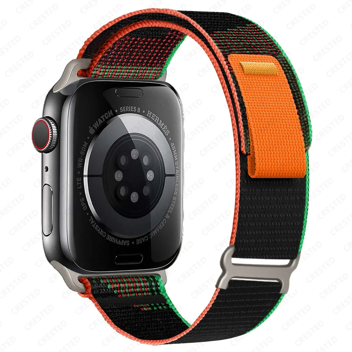 Apple Watch Two-Tone Nylon Trail Loop Band with Pull Tab