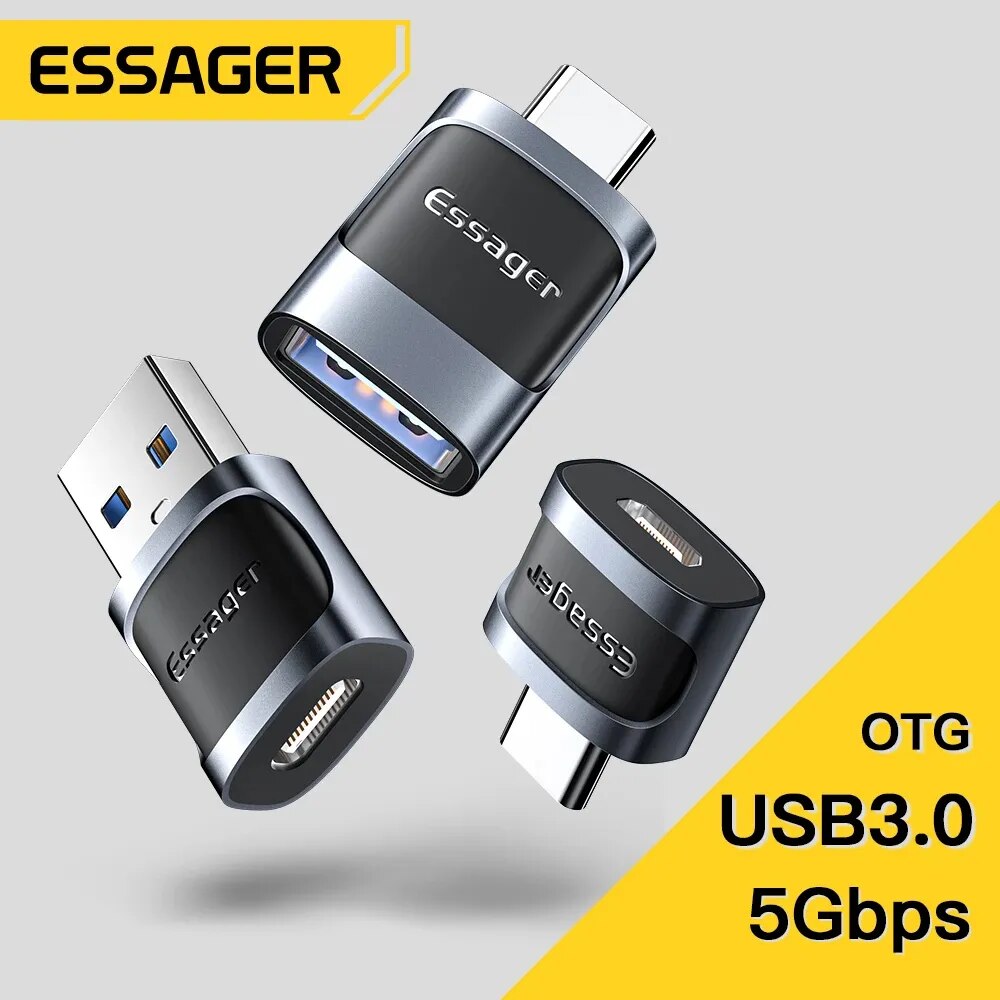 Adaptador Essager USB Tipo C A USB 